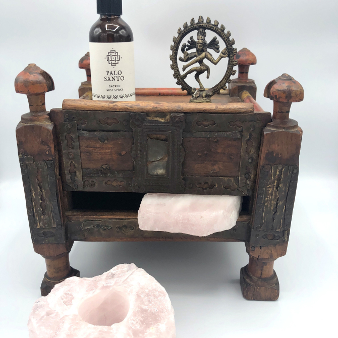Vintage Indian Meditation Altar