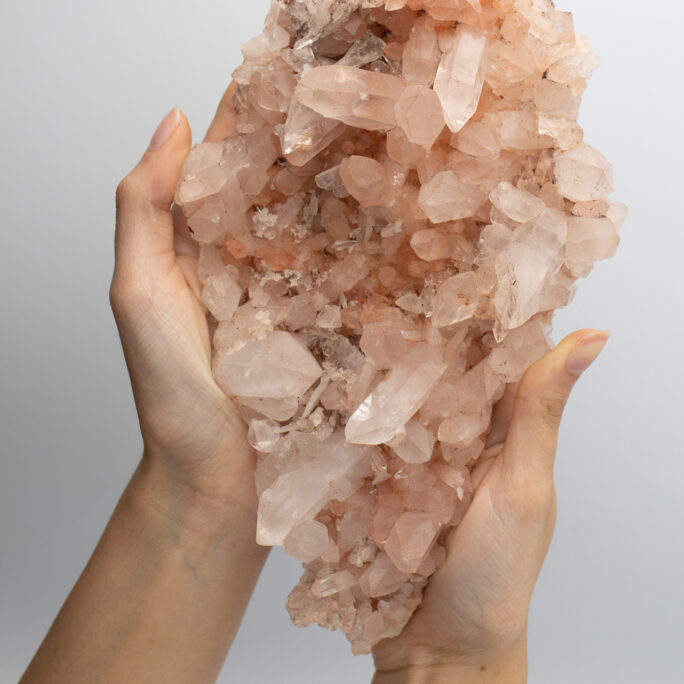 Himalayan Dark Pink Quartz Crystal