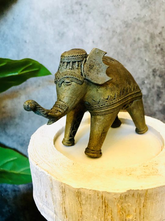 Antique Bronze Ceremonial Elephant - Bastar Tribe