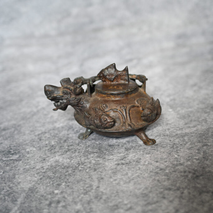 Antique Chinese Dragon Teapot