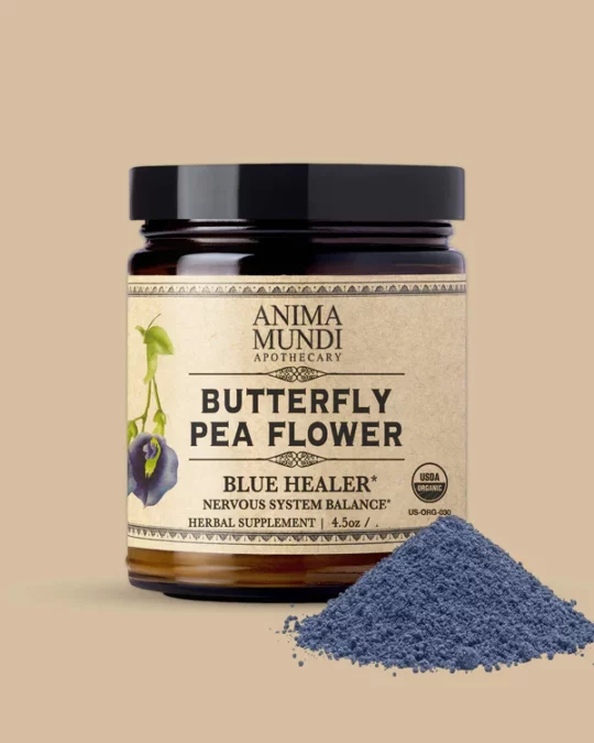 Anima Mundi Butterfly Pea Flower Powder - Organic Blue Healer