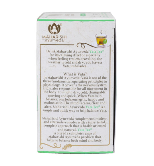 Vata Tea - Maharishi - 20 Tea Bags - Image 3