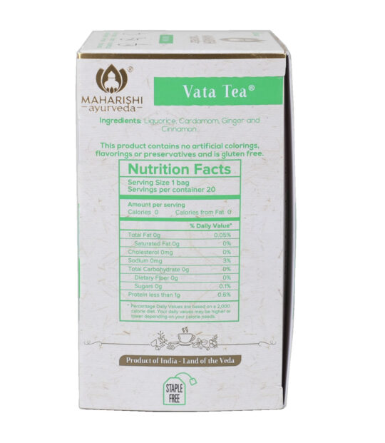 Vata Tea - Maharishi - 20 Tea Bags - Image 2